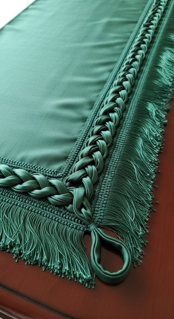 Fringe Edge Green Runner