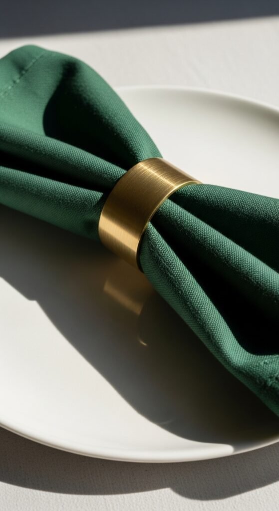 Gold Ringed Emerald Fold