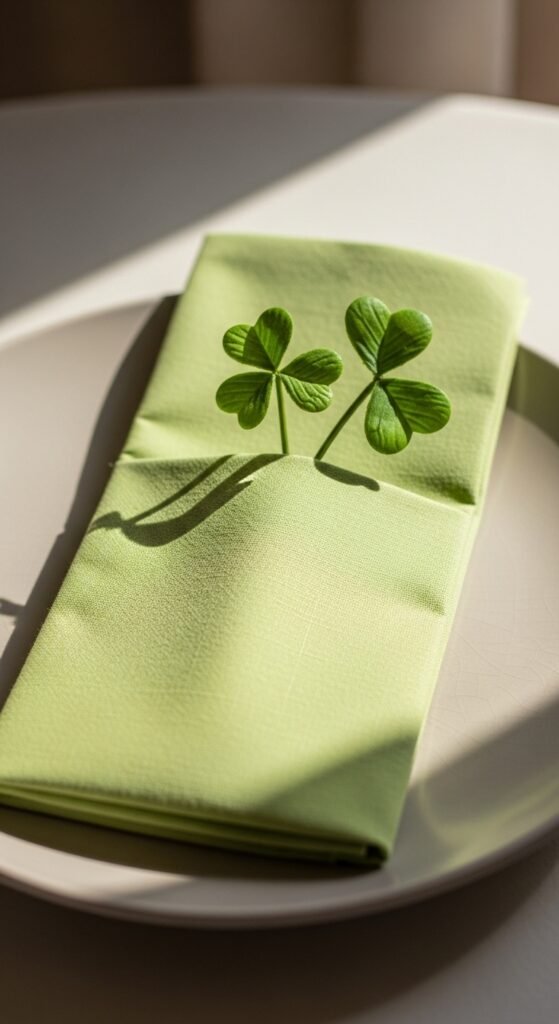 Lucky Clover Pocket Fold