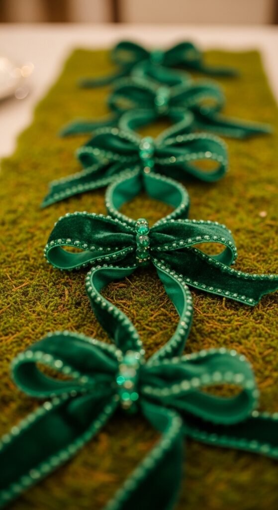 Moss-Inspired Fabric Runner