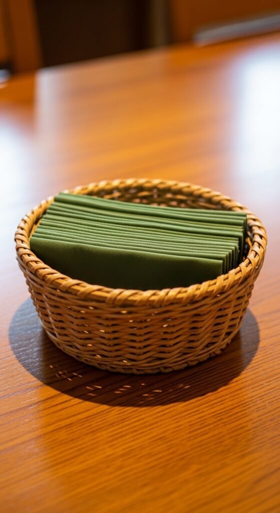 Napkin Basket Setting