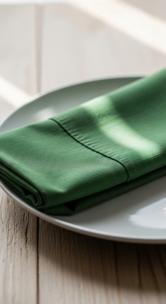 Napkin Under Plate Peek