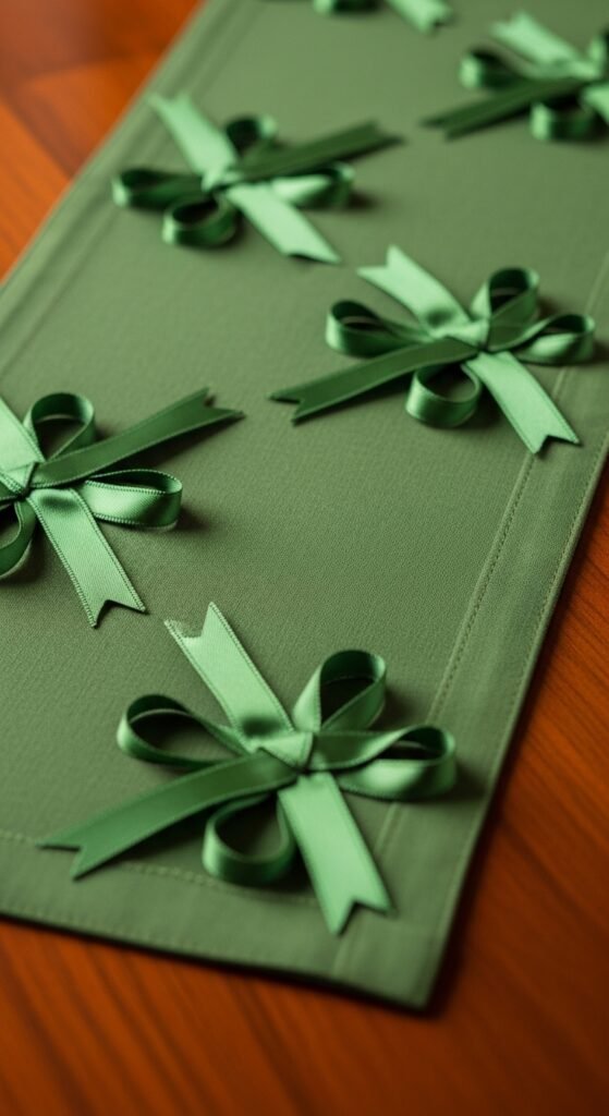 Simple Hemmed Fabric Runner