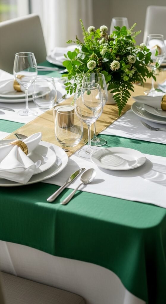 St Patrick’s Day Napkin Decor