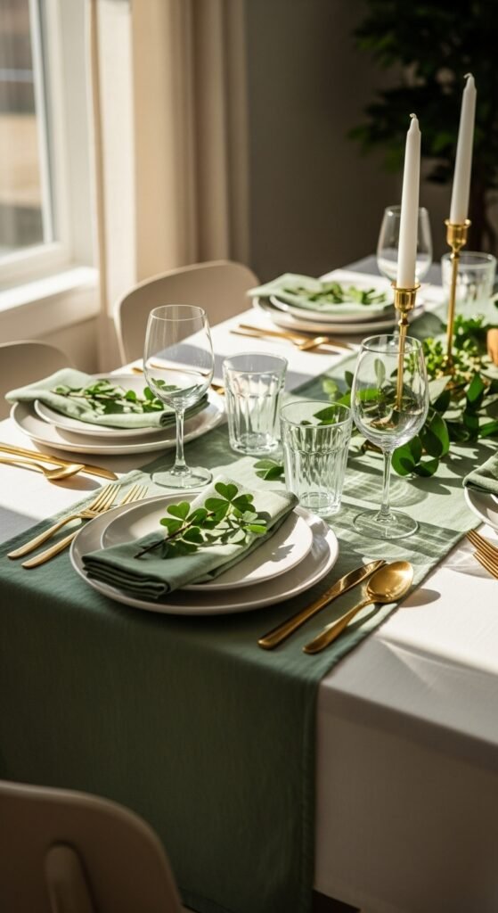 St Patrick’s Day Table Runner