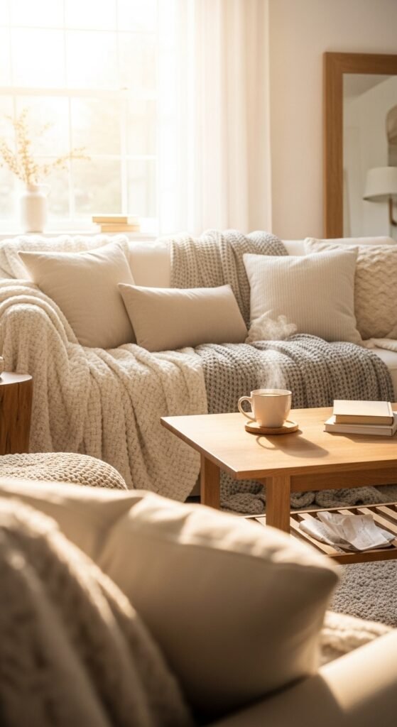 how to refresh cozy decor quickly