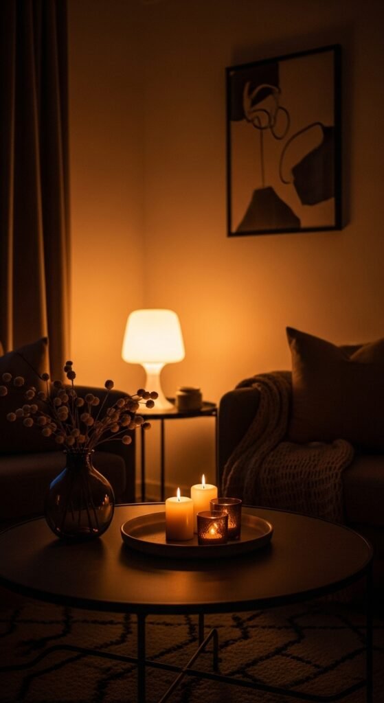 Add Soft Lighting for Instant Warmth