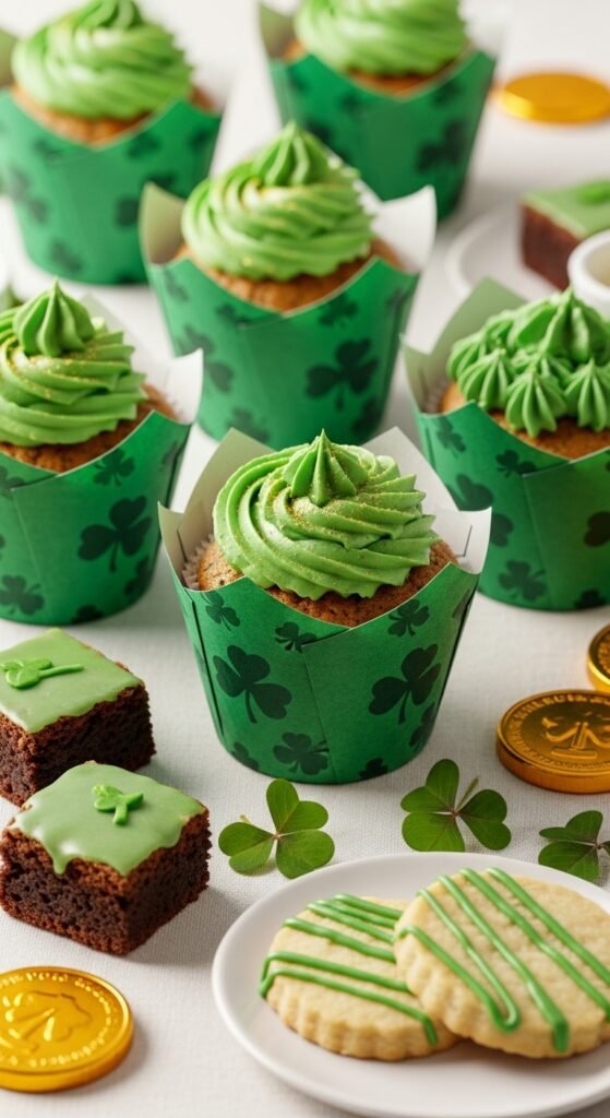 Green Dessert Wrappers