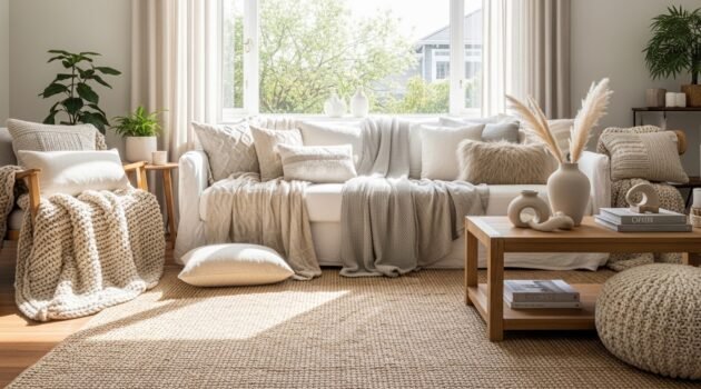 How to Layer Textiles for Cozy Decor