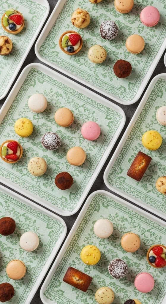 Tray Liners With Pattern