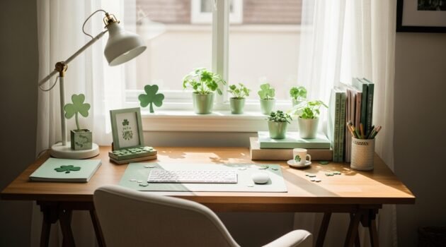 21 Cute St Patrick’s Day Desk Decor Ideas That Boost Mood