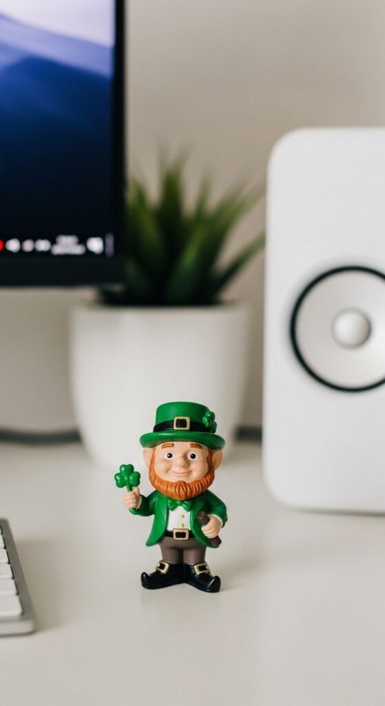 Tiny Leprechaun Figurine