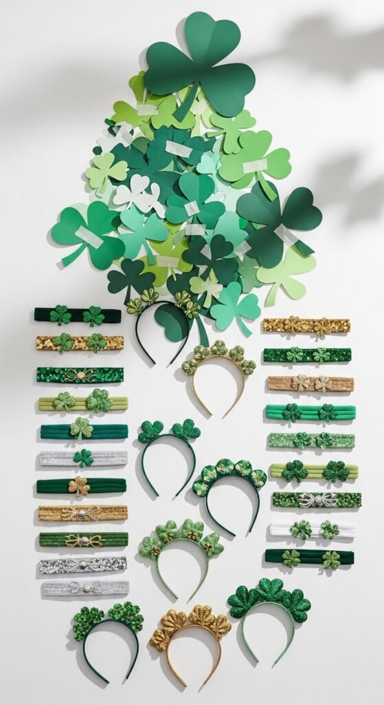 Paper Clover Wall Cluster