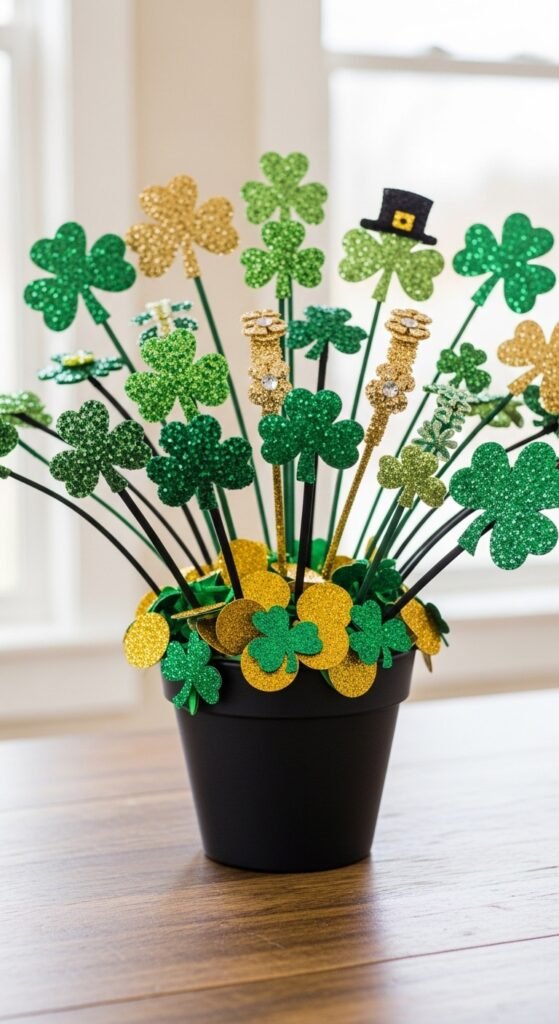 Paper Pot of Gold Centerpiece