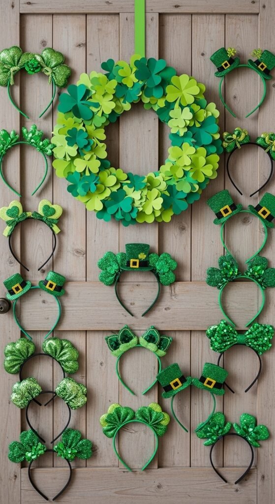 Paper Clover Wreath