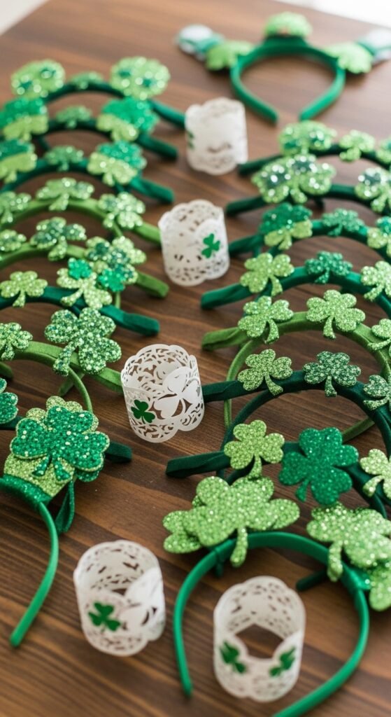 Paper Clover Napkin Rings