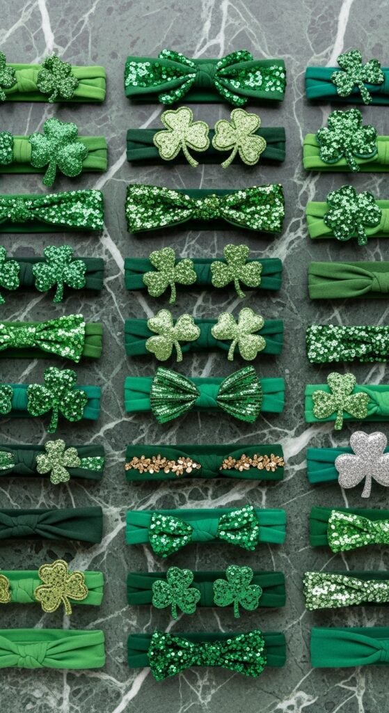 Green Marble-Style Accents