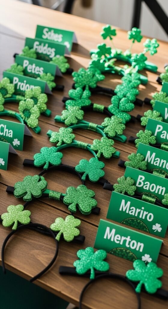 Personalized Green Name Cards