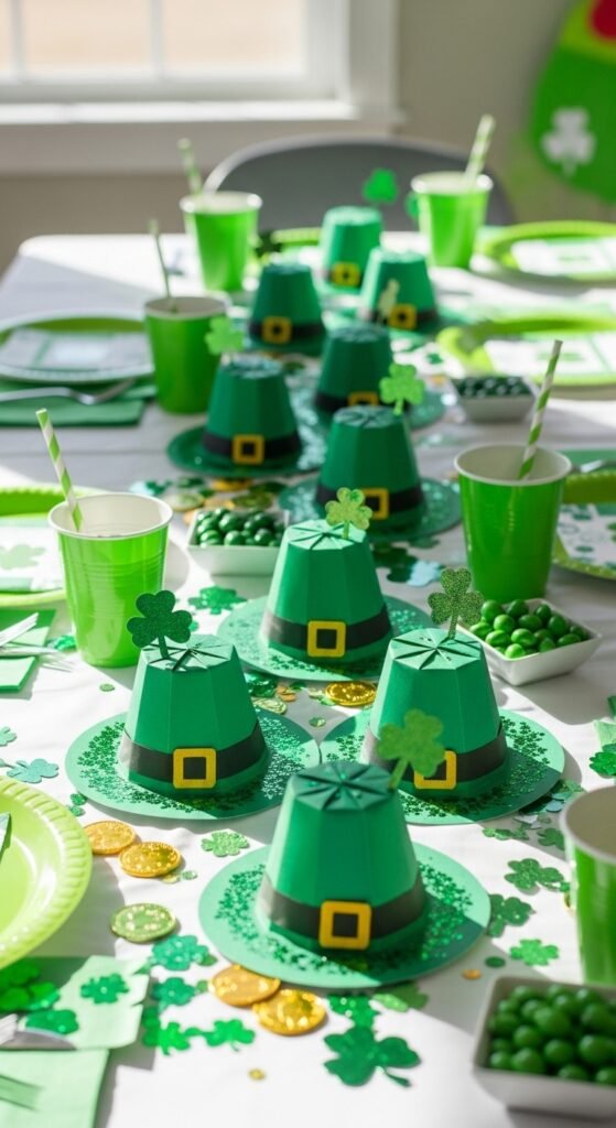 DIY Leprechaun Hat Centerpieces