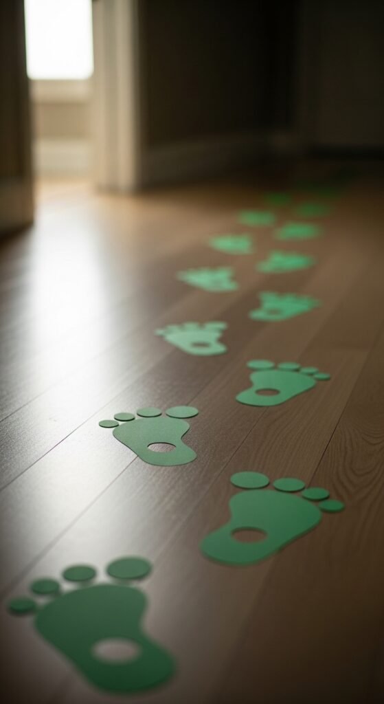 Leprechaun Footprint Floor Trail