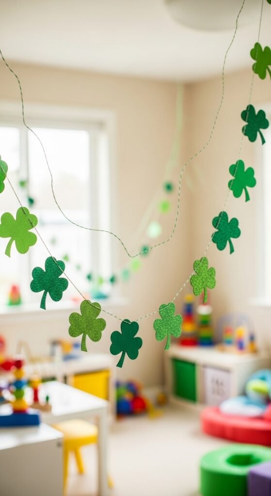 Playroom Clover Flags