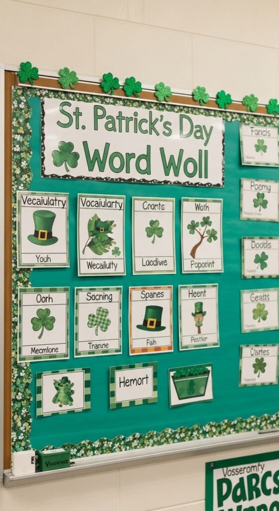 St Patrick’s Day Word Wall