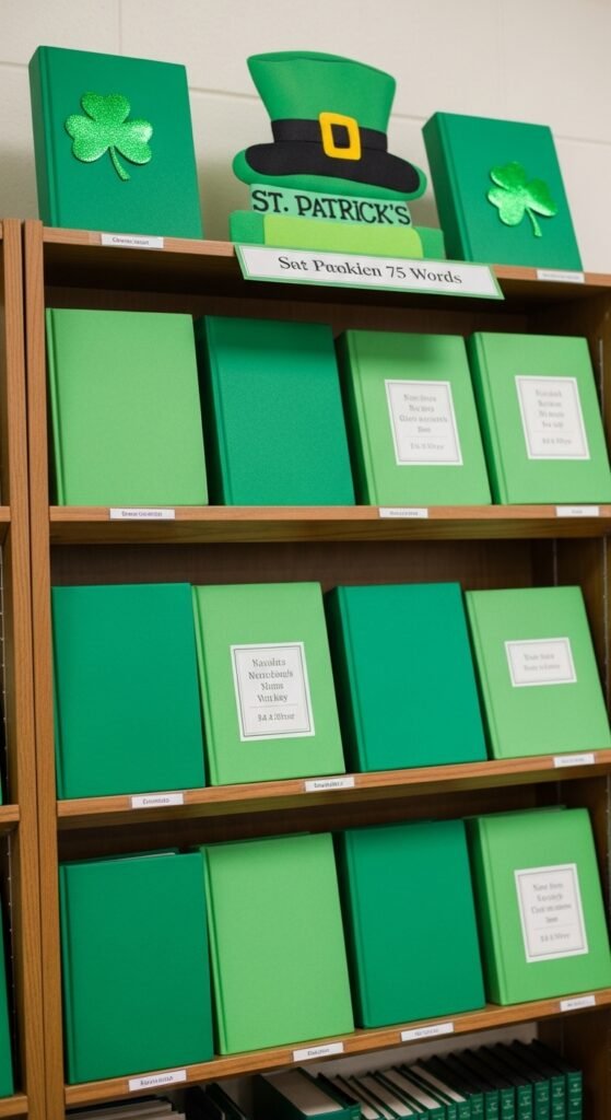 Green Book Display Shelf
