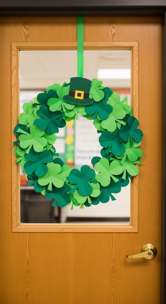 St Patrick’s Day Door Wreath