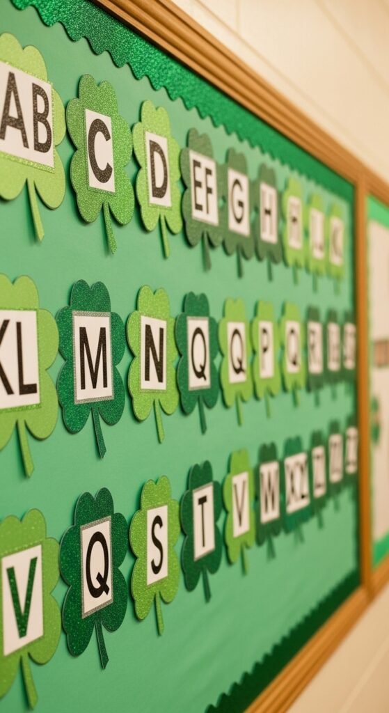 Shamrock Alphabet Cards