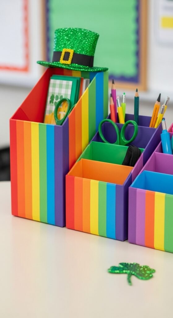 Rainbow Desk Organizers