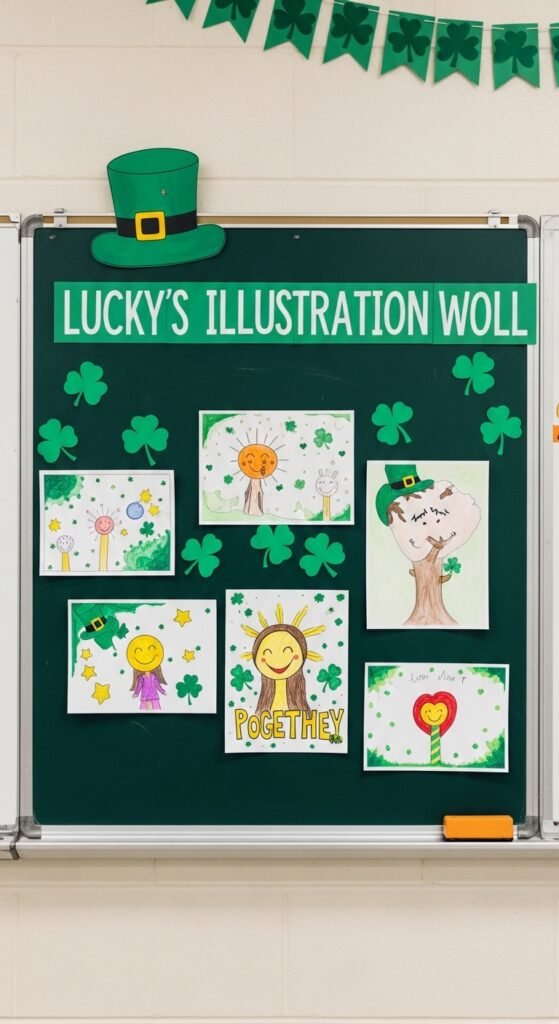Lucky Illustration Wall