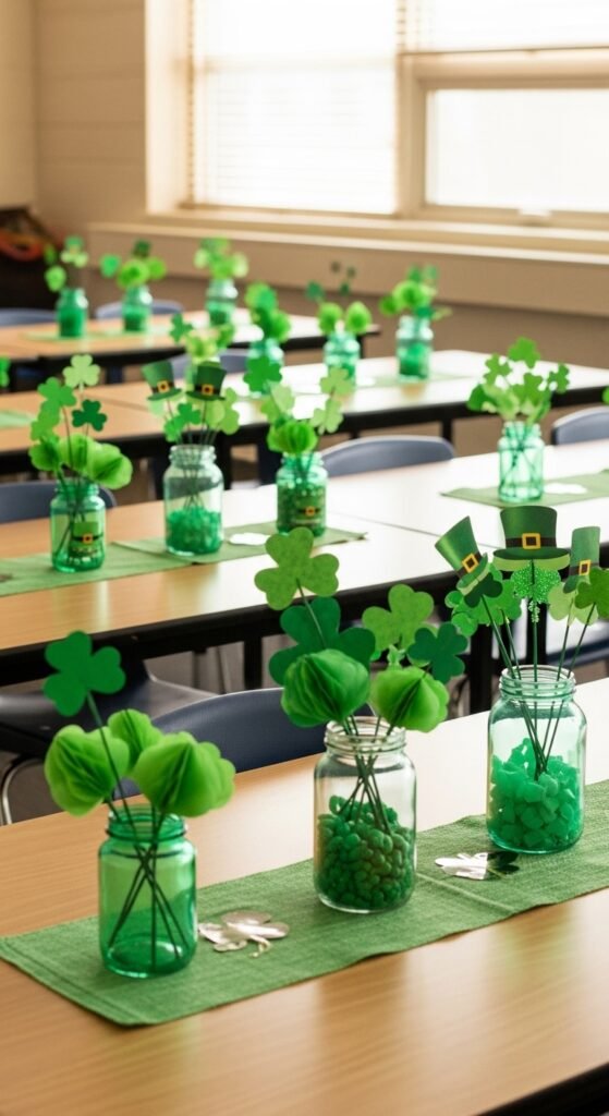 St Patrick’s Day Table Centerpieces