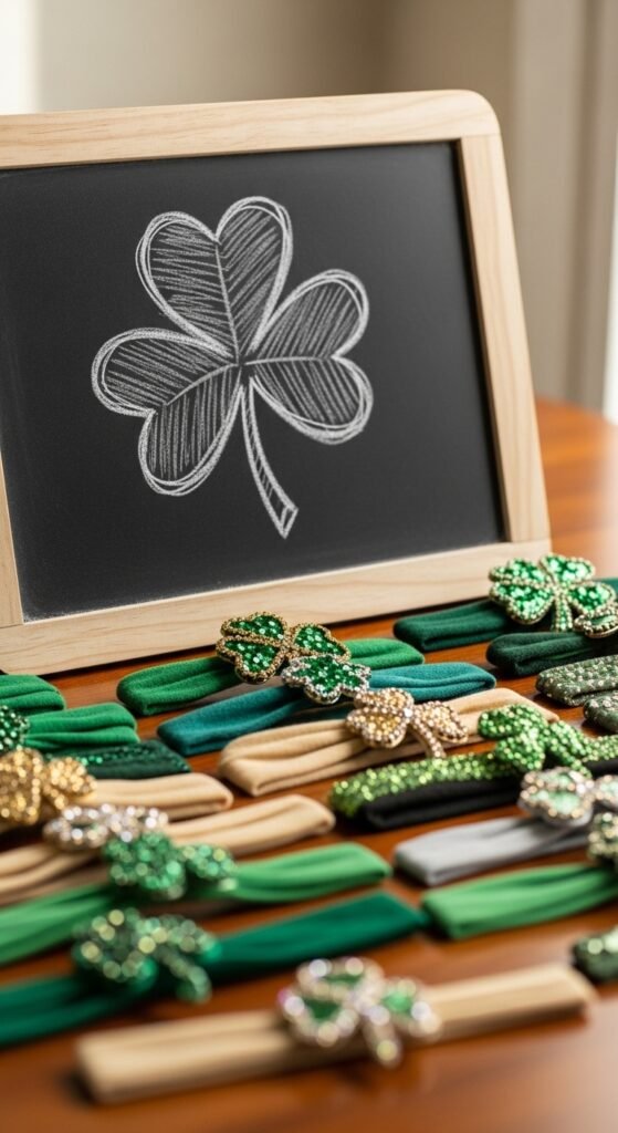 Mini Chalkboard Shamrock Sketch