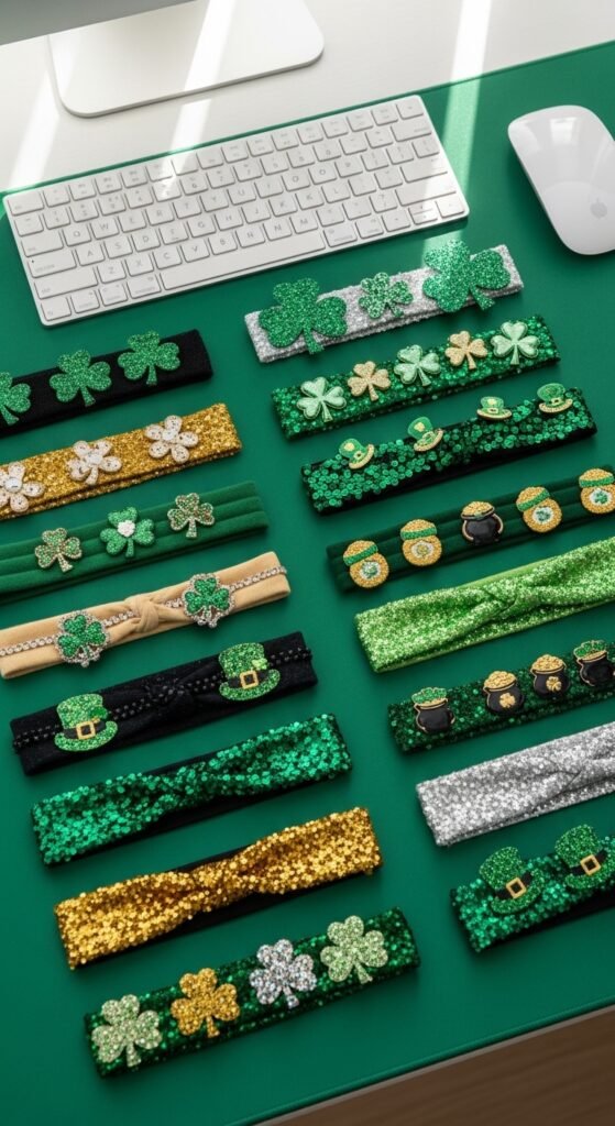 Green Desk Mat Accent