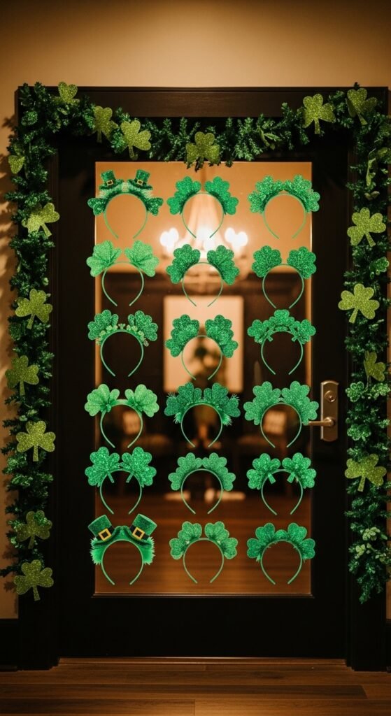 Shamrock Garland Across Doorways