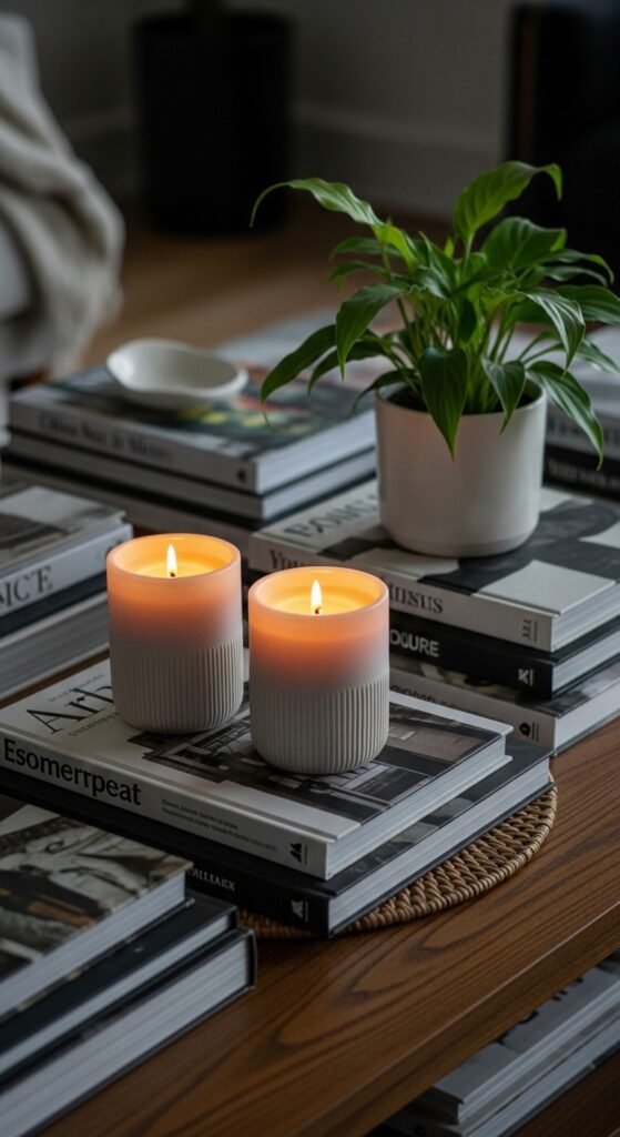 Use Candles for Warmth and Glow