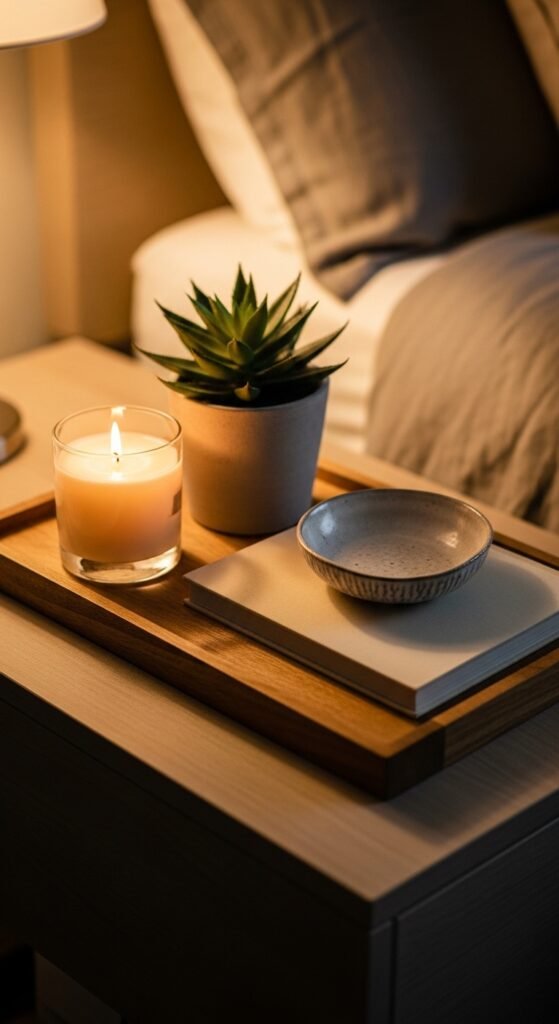 Mix Practical Items with Decorative Touches