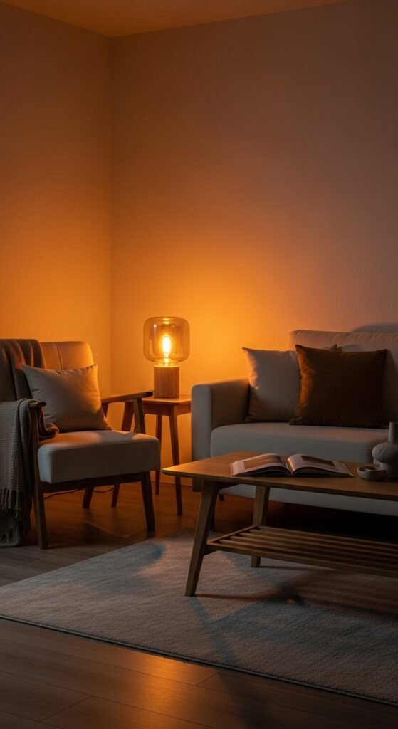 Let Lighting Accents Do the Heavy Lifting