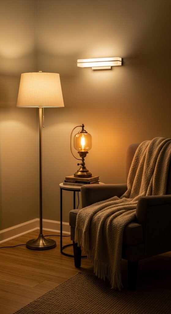 Layer Your Lighting for Depth and Comfort