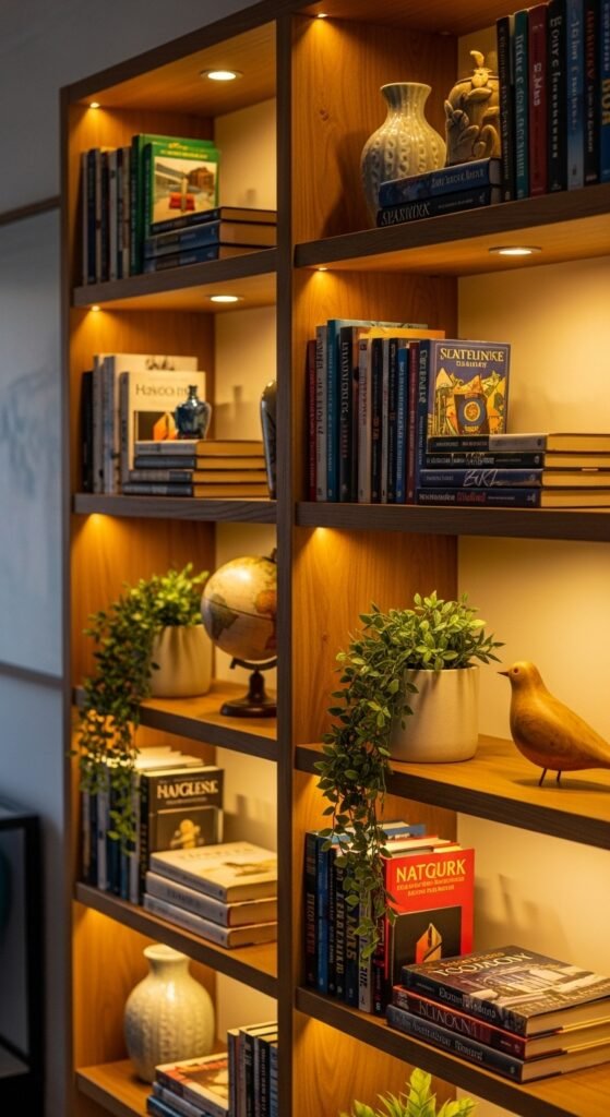 Use Warm Lighting to Highlight Cozy Details