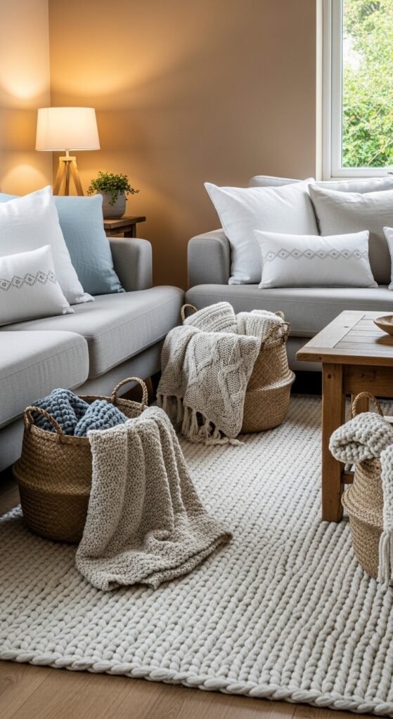 Textures from Nature: Linen, Wool, and Jute