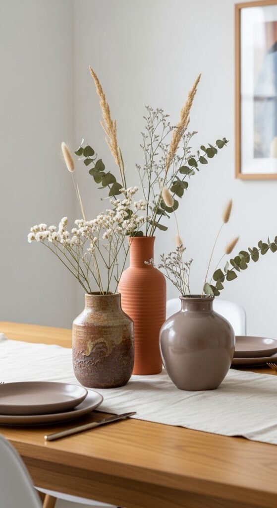 Add Stone and Clay Accents for a Rustic Touch