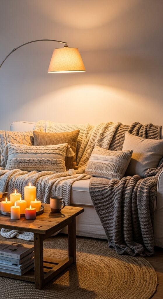 How to Add Warm Textures Cozy Decor