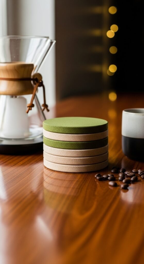 Layered Coasters