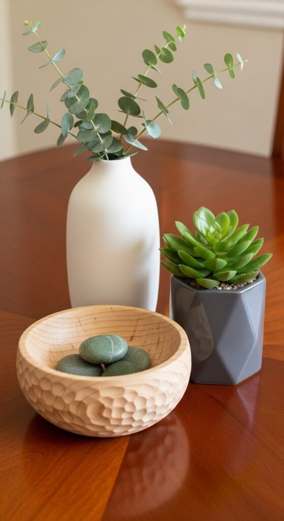 Mixed Materials Trio Display