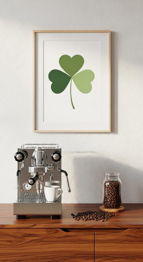 Simple Shamrock Art Print