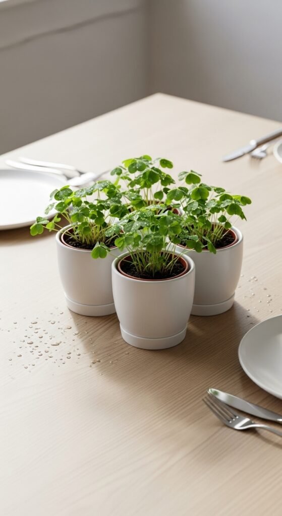 Simple Shamrock Pot Cluster