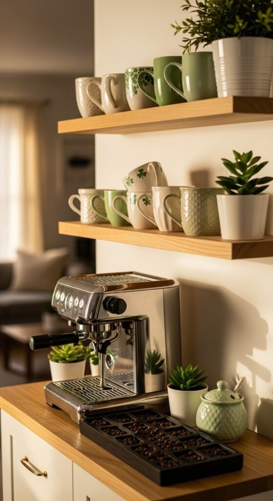 St Patrick’s Day Coffee Bar Decor