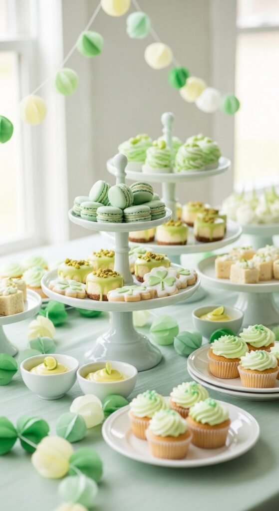 St Patrick’s Day Dessert Table Decor