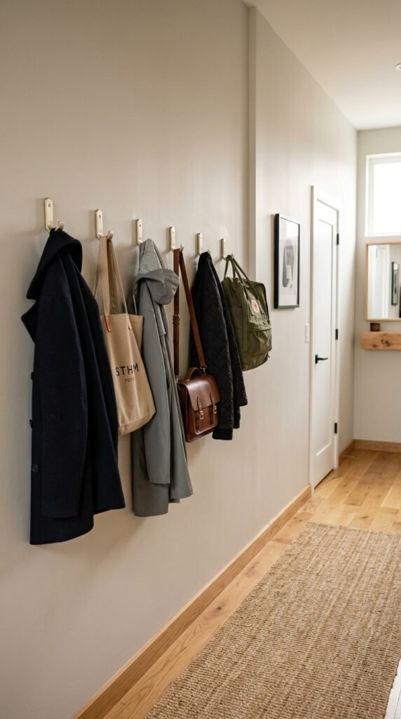 Add Wall-Mounted Hooks